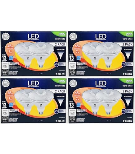 Amazon.com: GE (8 Bulbs) Lighting LED PAR38 Indoor/Outdoor